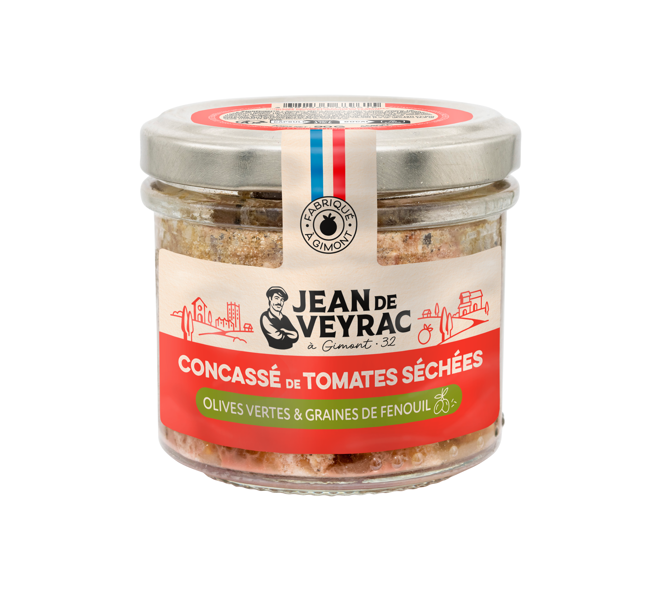 Concassé de tomates sechées, olives vertes et graines de fenouil 90g