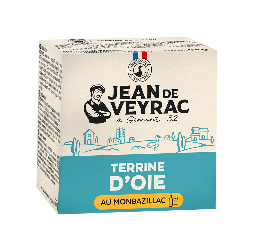 terrine d&rsquo;oie au monbazillac 65g