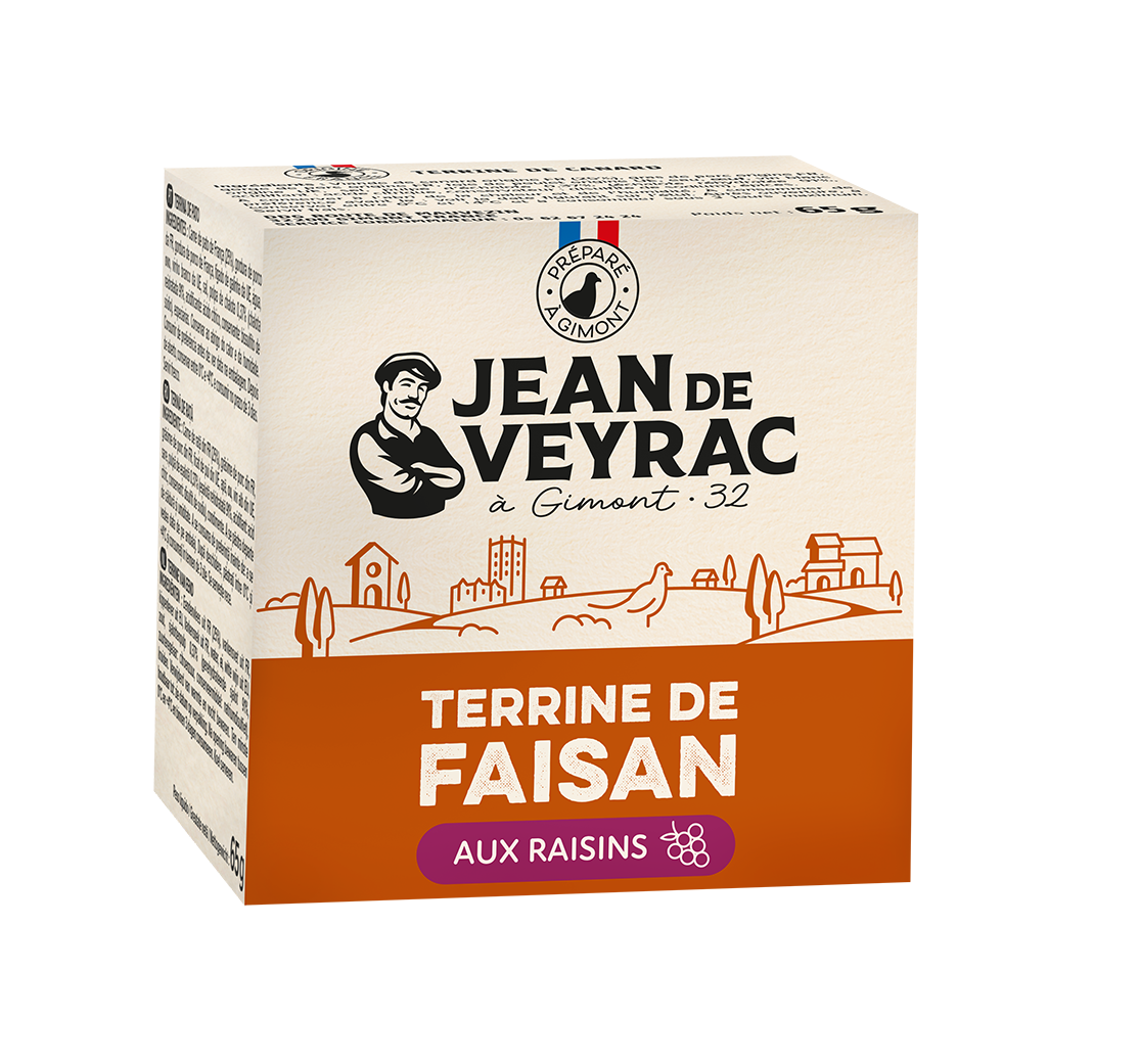 terrine de faisan aux raisins 65g