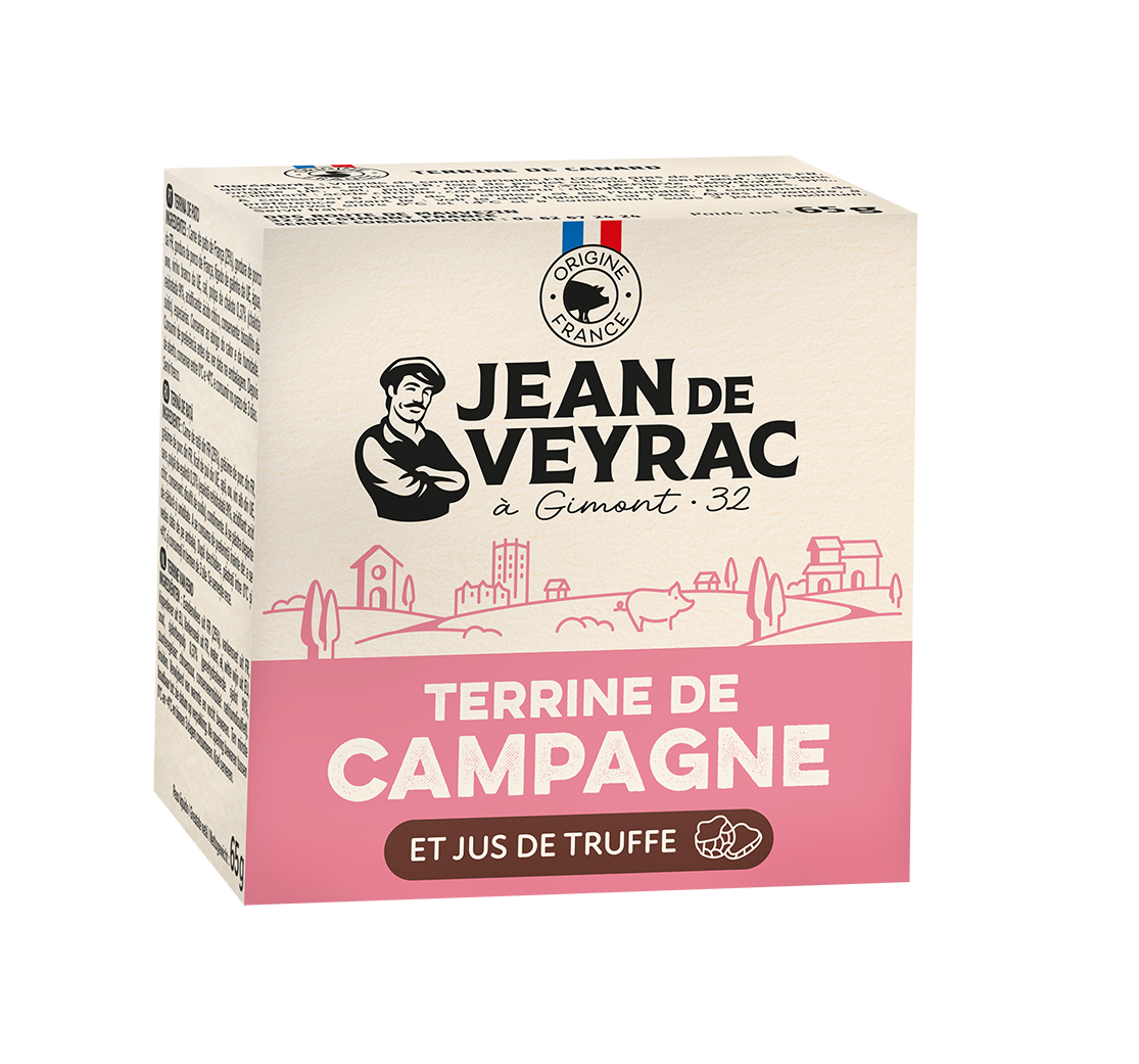 terrine de campagne et jus de truffe 65g
