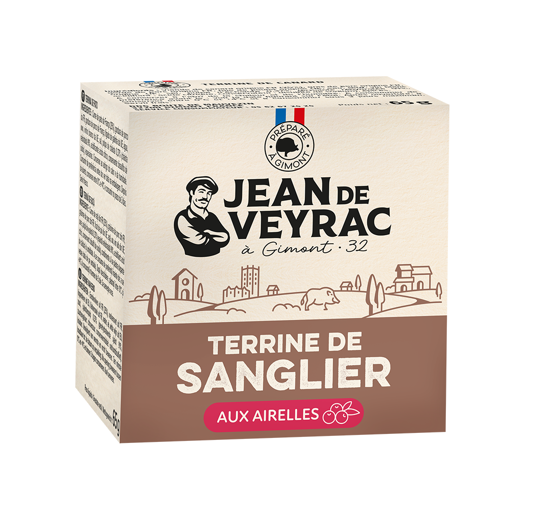 terrine de sanglier aux airelles 65g