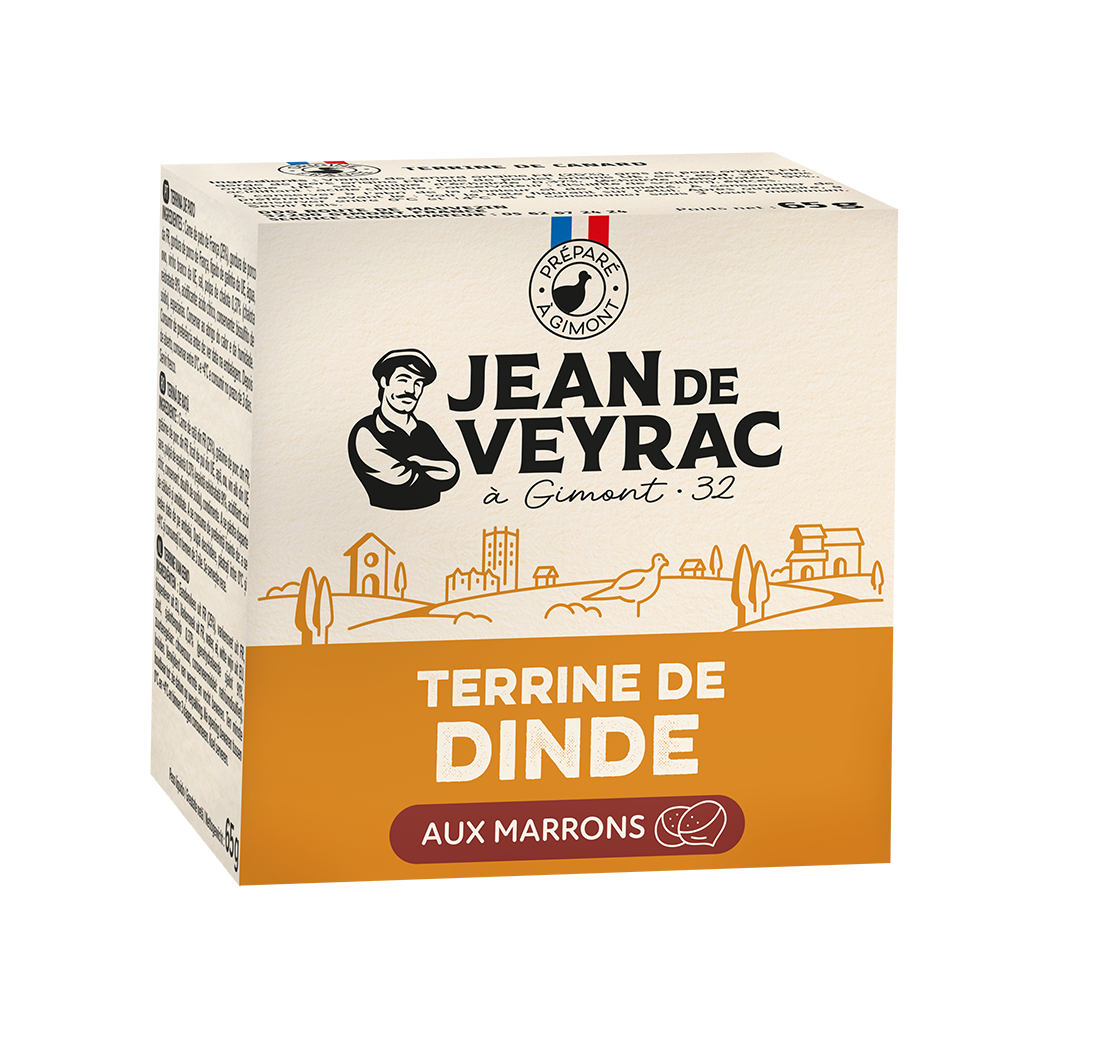 terrine de dinde aux marrons 65g