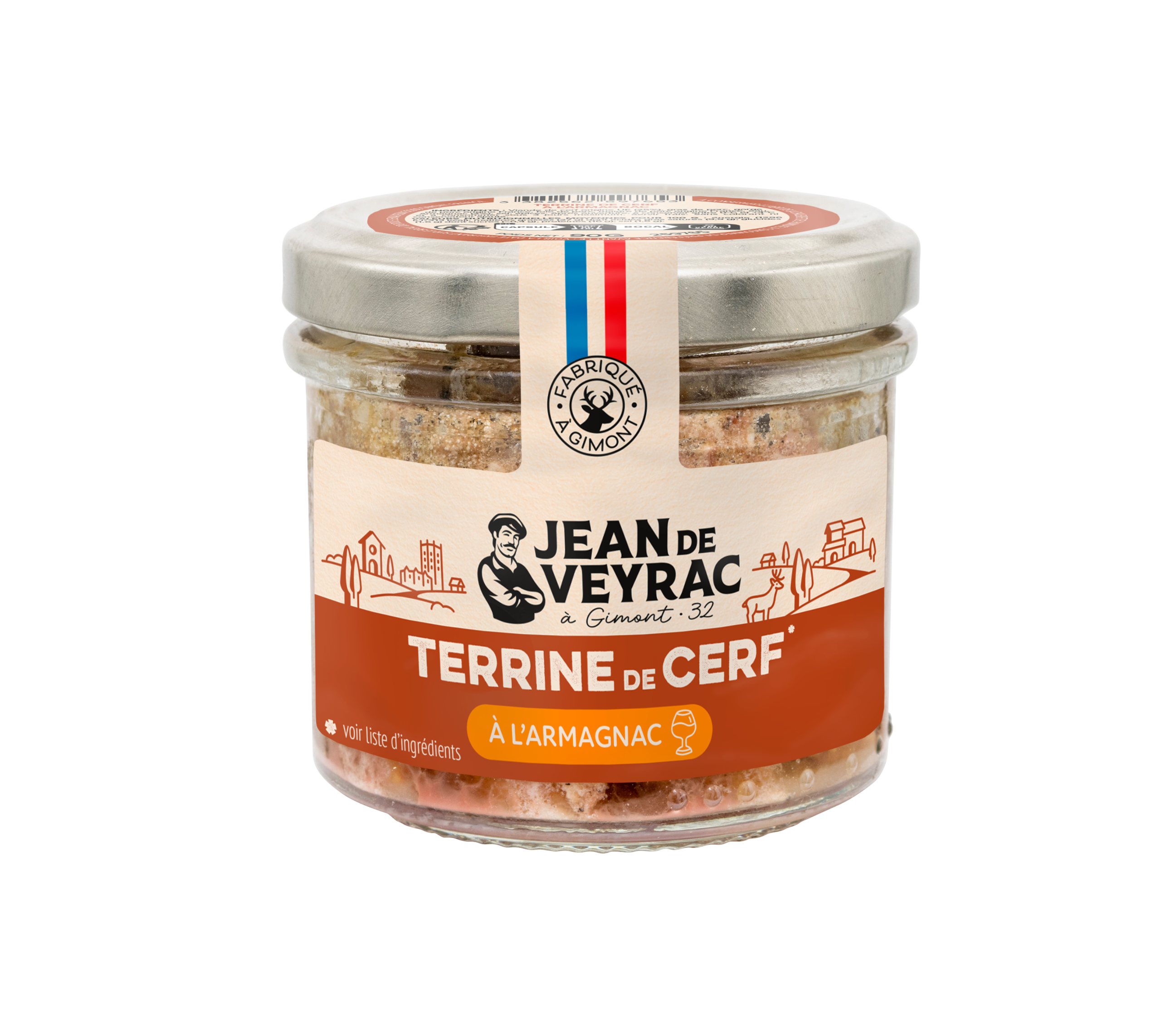 Terrine de cerf à l&rsquo;Armagnac 90g