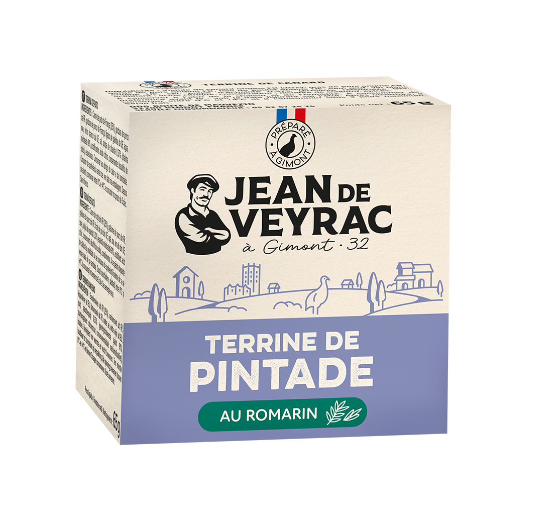 Terrine de pintade au romarin 65g