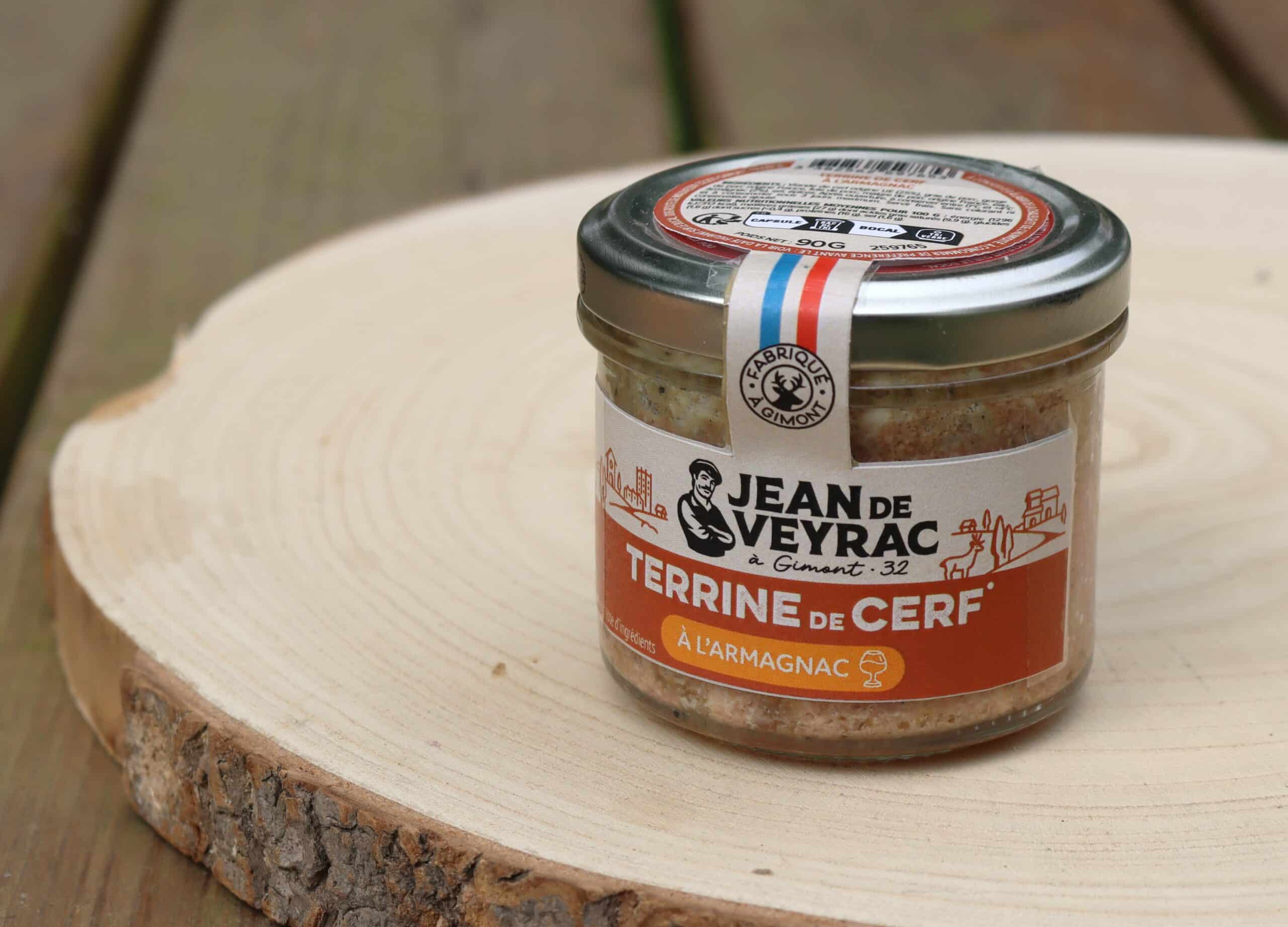 Terrine de cerf à l&rsquo;Armagnac 90g