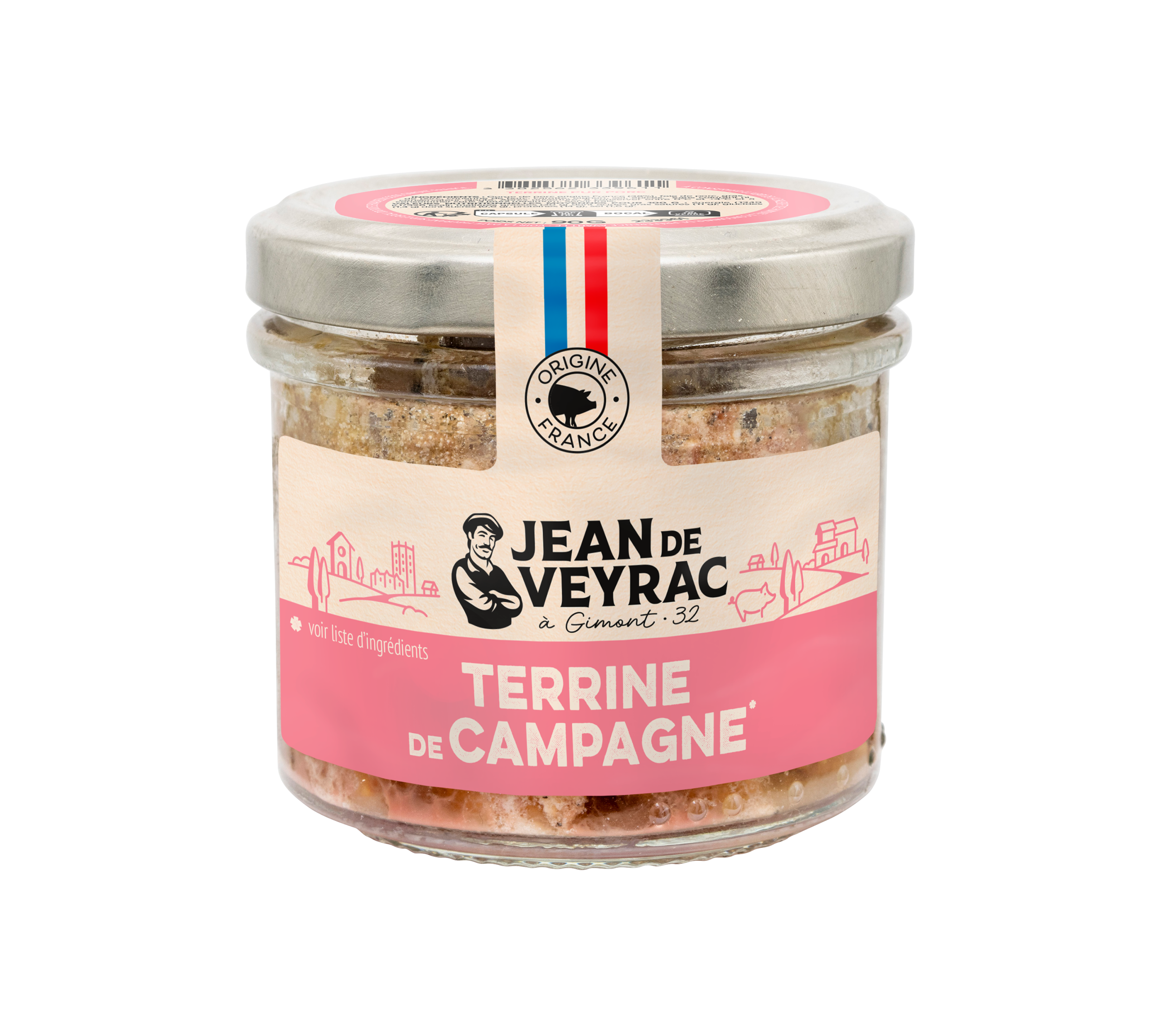Terrine traditionnelle pur porc 90g