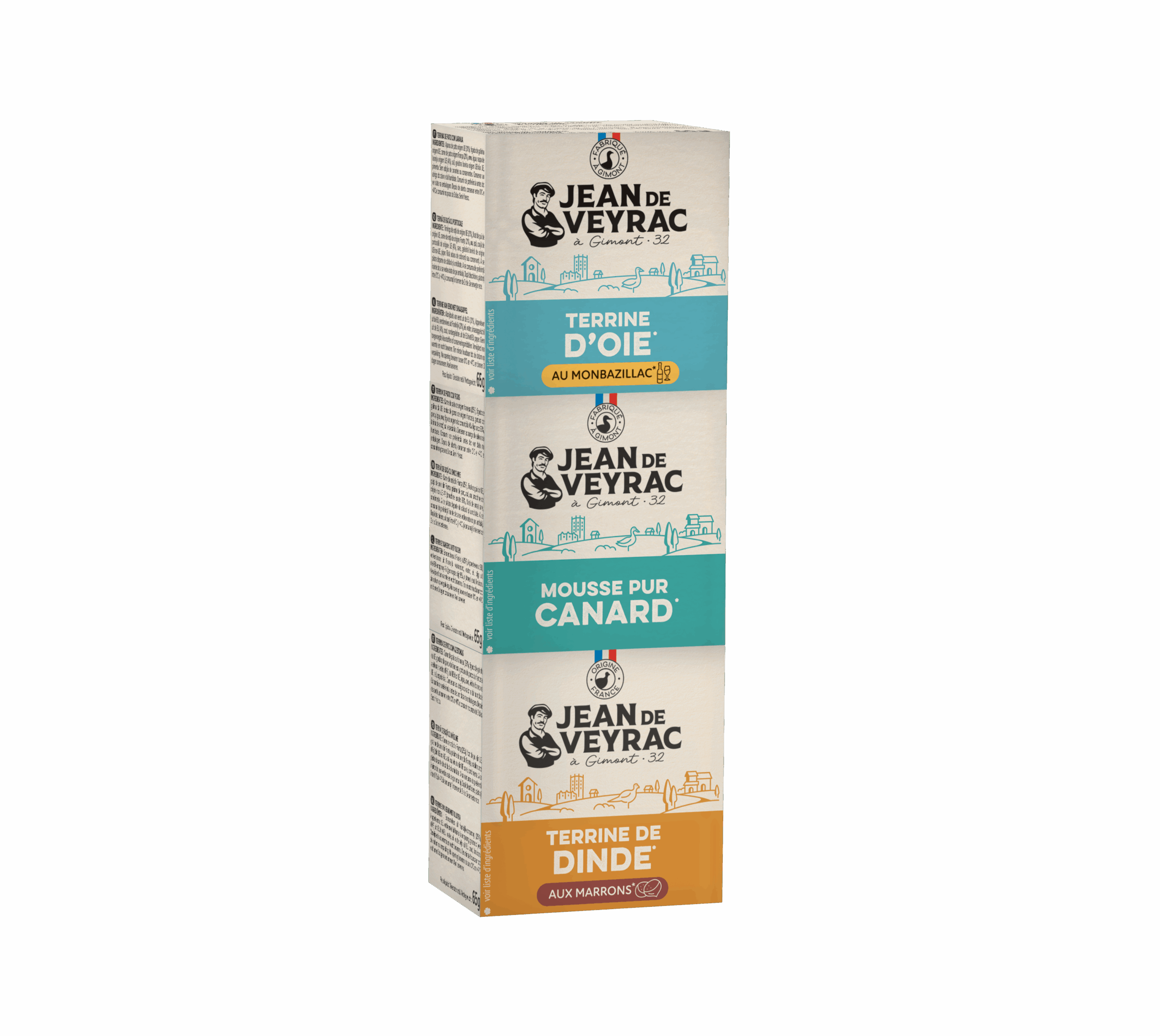 Trio de terrines de volailles