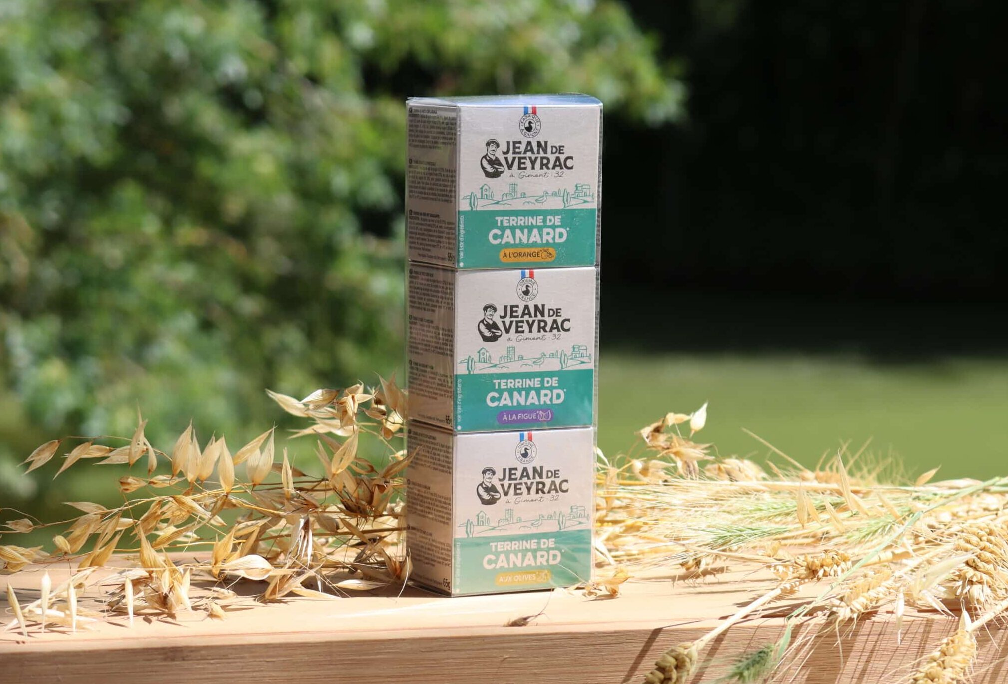 Trio de terrines de canard