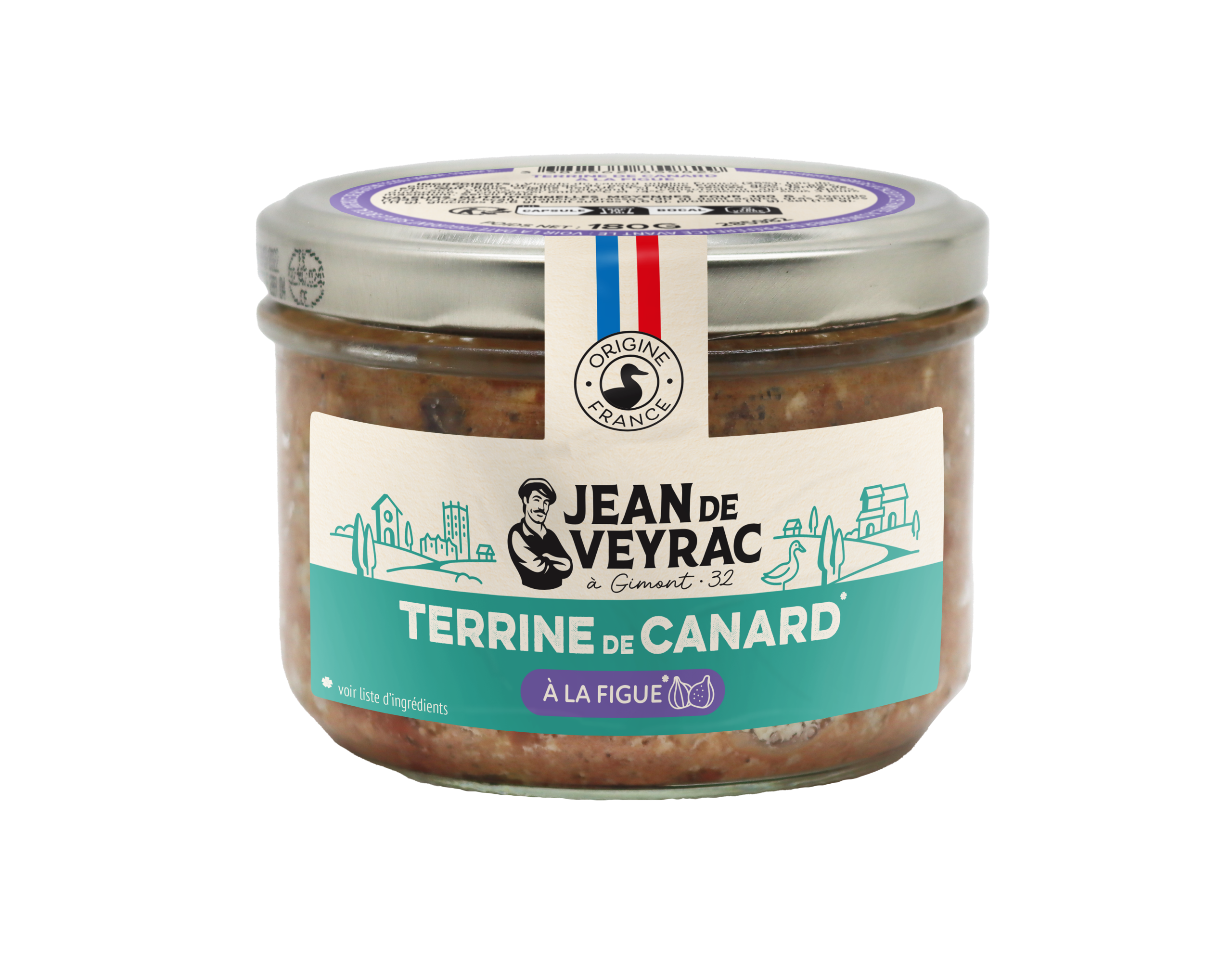 Terrine de canard à la figue 180g