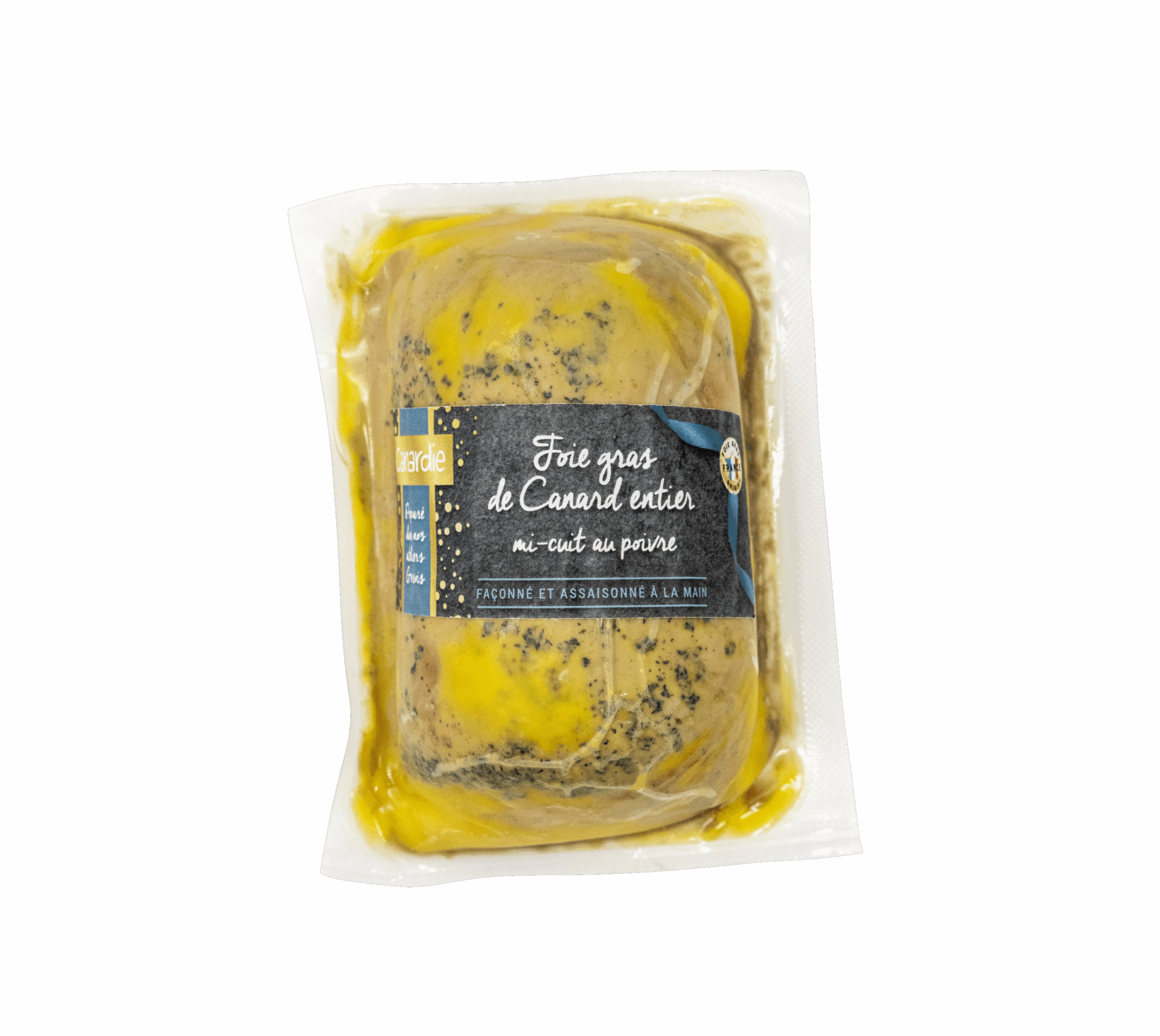 Foie gras de canard entier mi-cuit au poivre 260g