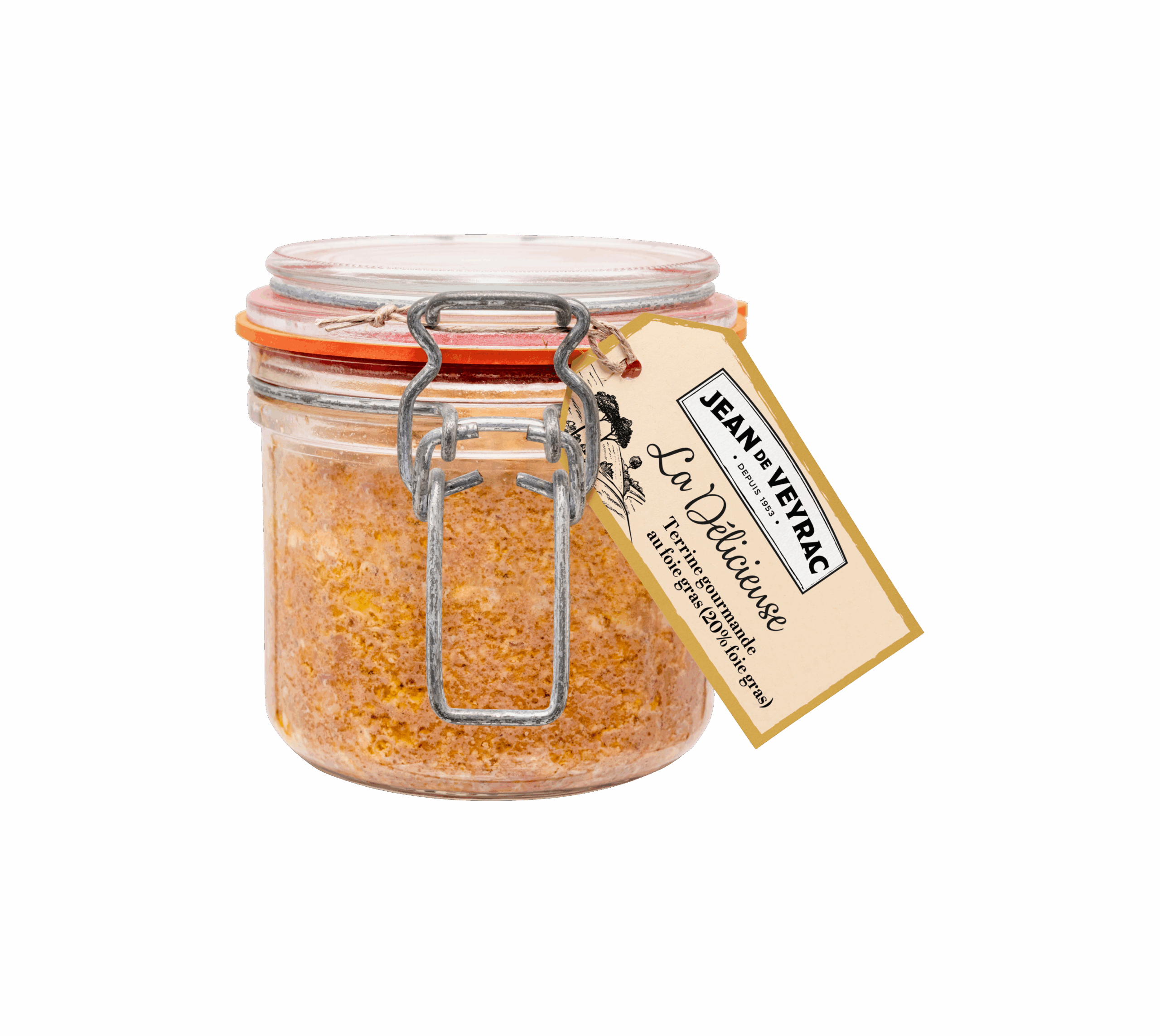 La Délicieuse : Terrine gourmande au foie gras (20% foie gras) 280g